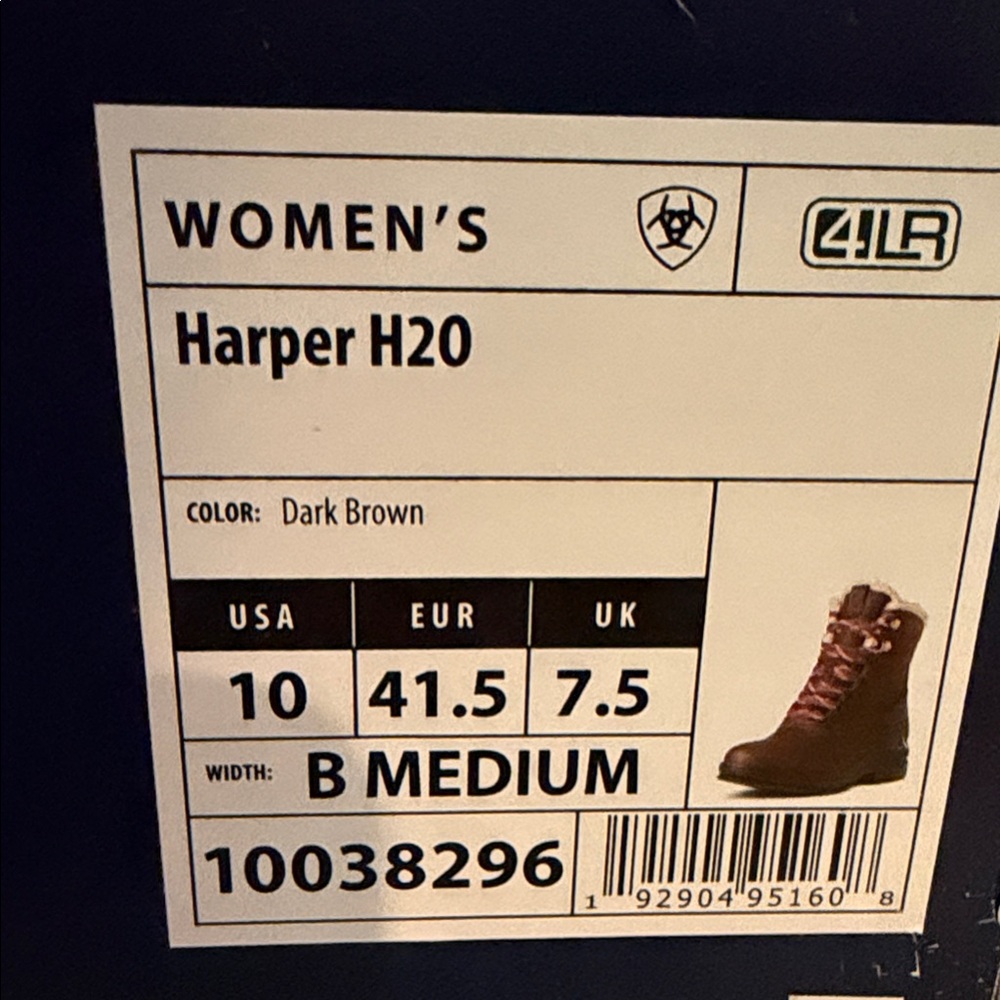 Ariat Women's Tan Winter Boots with Fur Lining - Picture 9 of 9